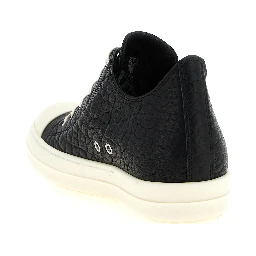 Bicolor Lamb Leather Low Top Sneakers