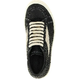 Bicolor Lamb Leather Low Top Sneakers