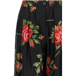 Black Silk Pants