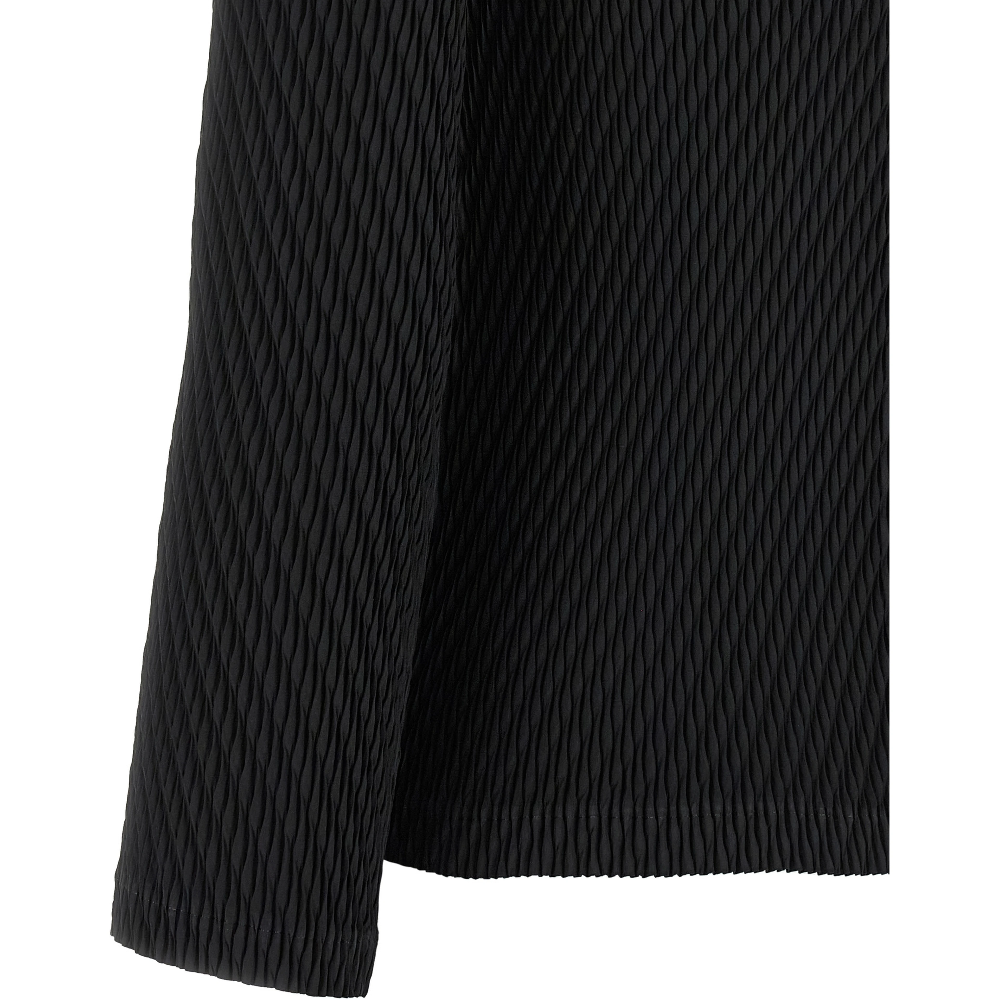 Black Polyester Cardigan