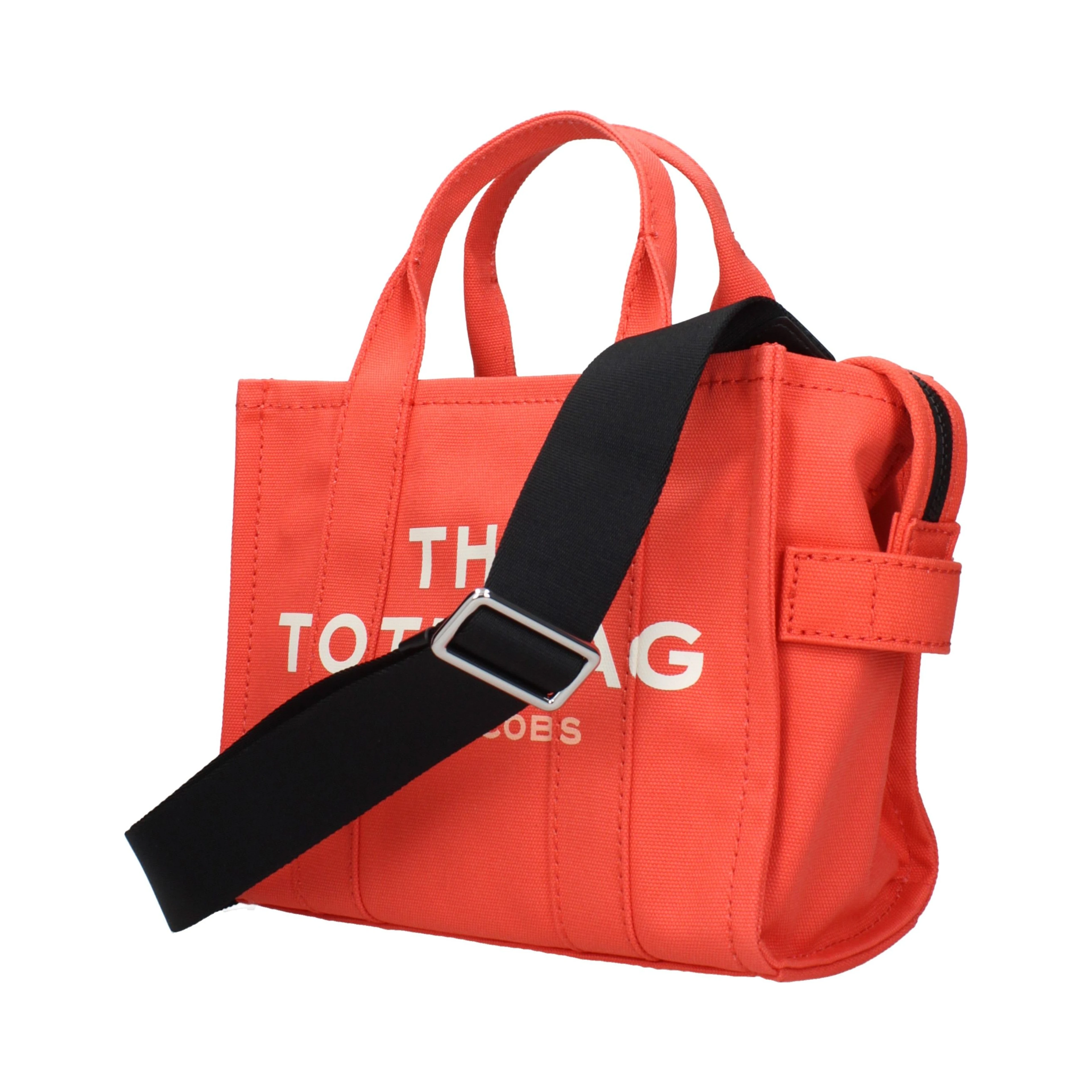 Orange Fabric Handbag