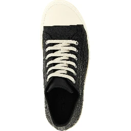Bicolor Lamb Leather Low Top Sneakers
