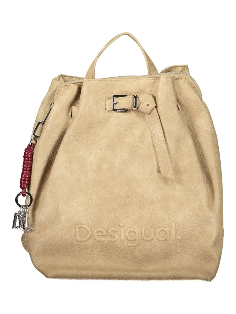 Beige Poliuretano Women's Backpack
