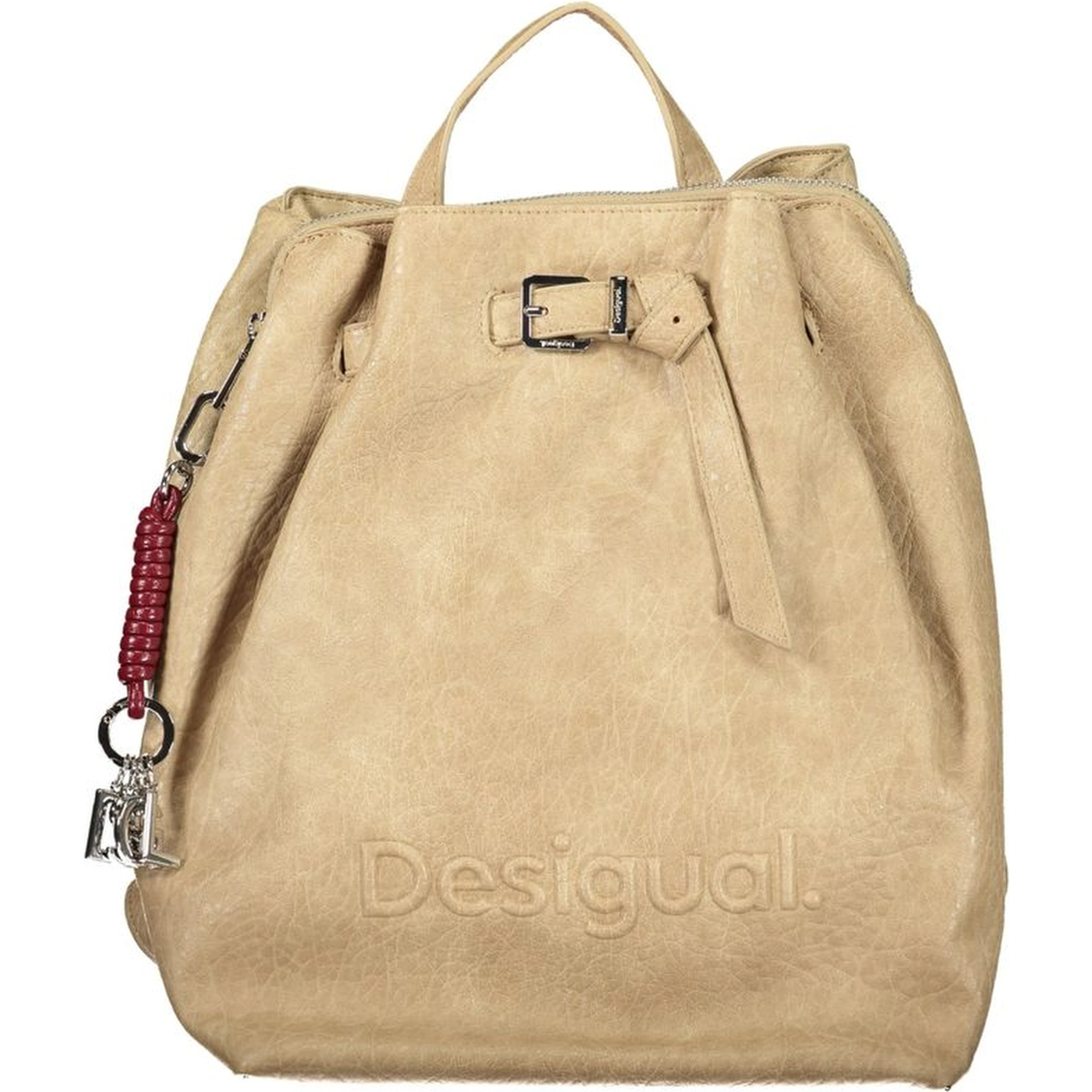 Beige Poliuretano Women's Backpack