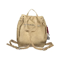 Beige Poliuretano Women's Backpack