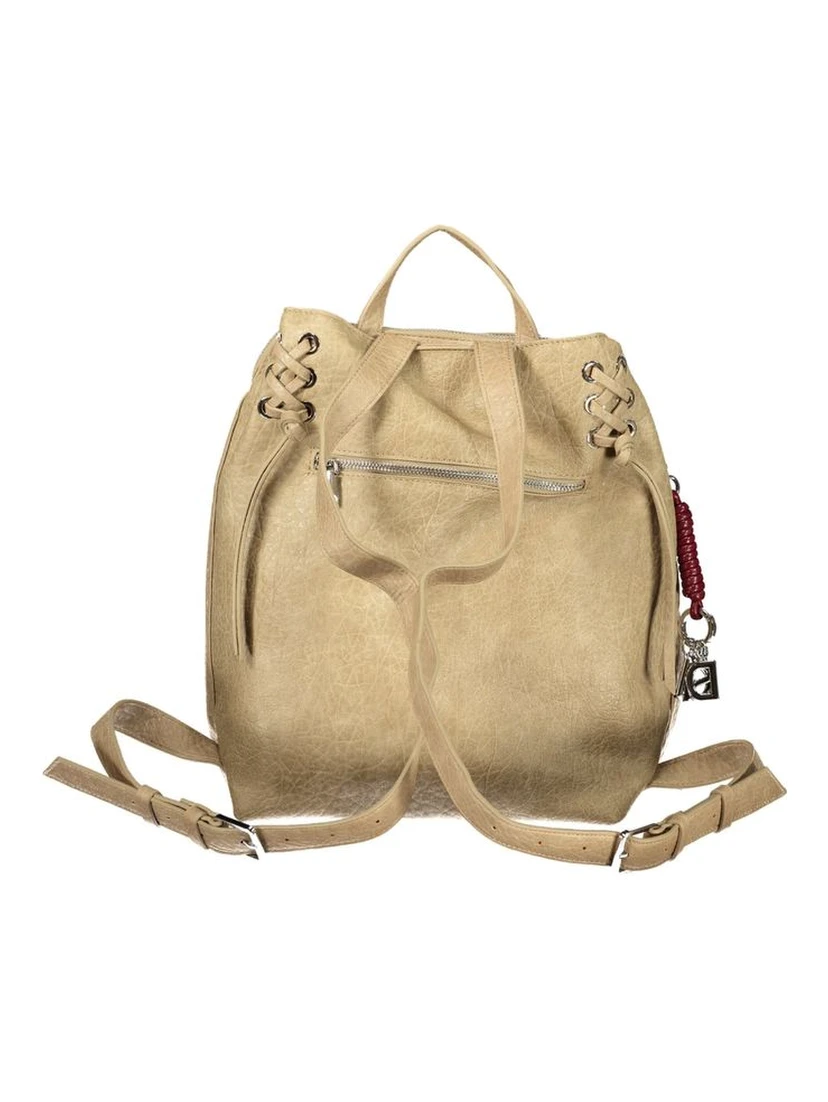 Beige Poliuretano Women's Backpack