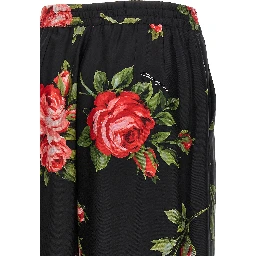Black Silk Pants