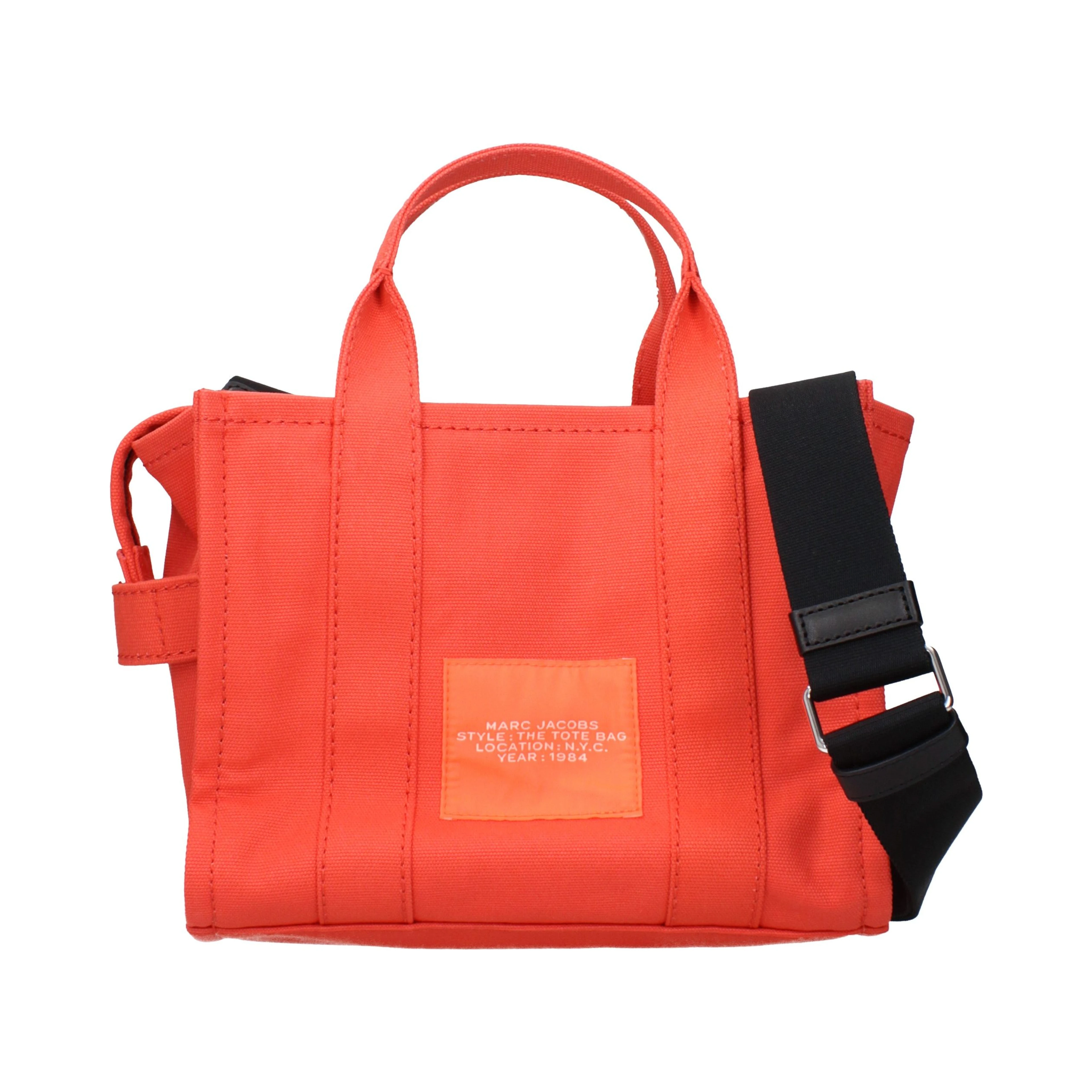 Orange Fabric Handbag