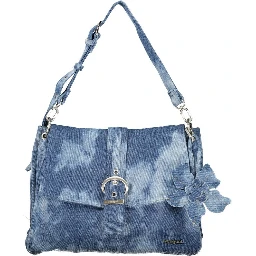 Blue Cotton Women's Bag