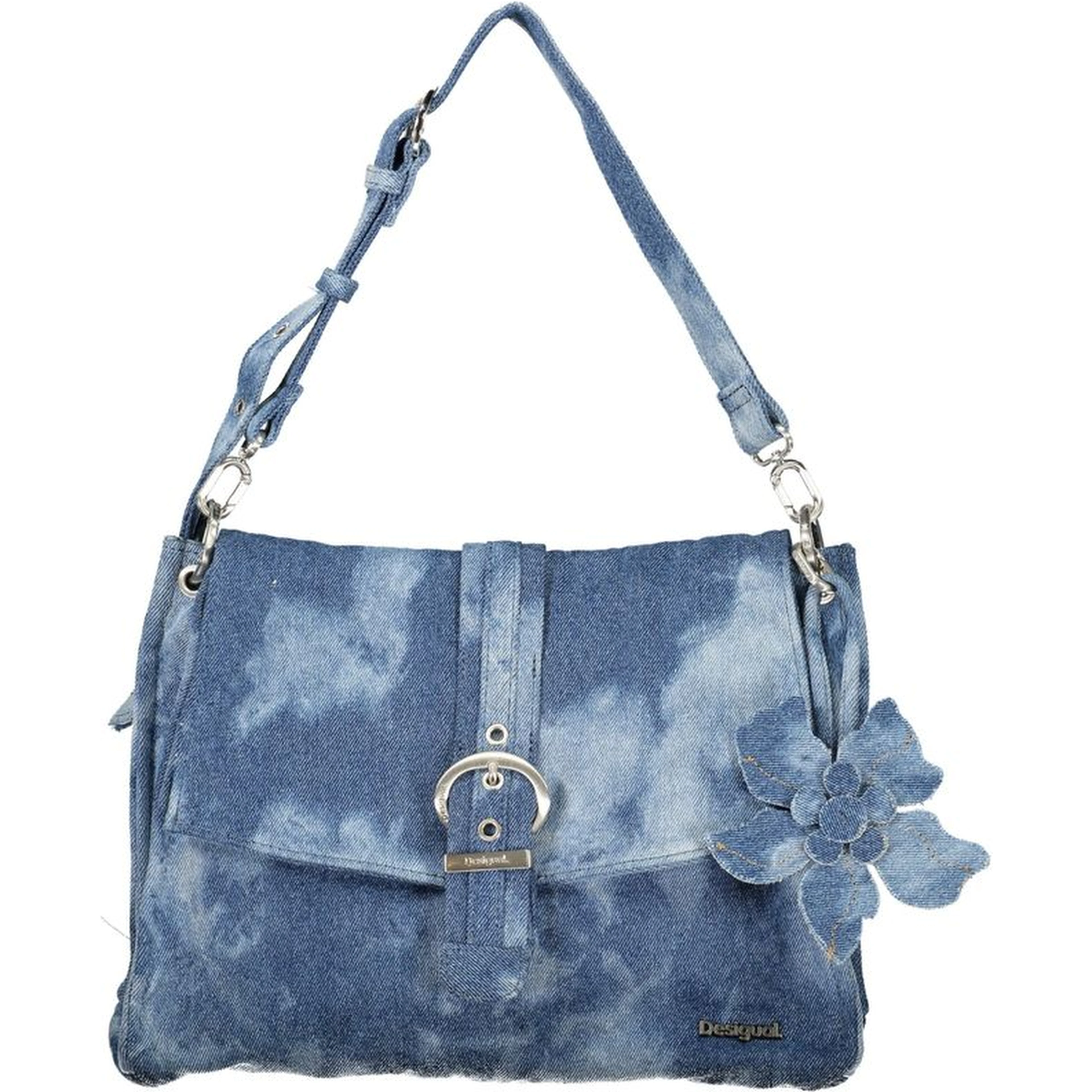 Blue Cotton Women's Bag