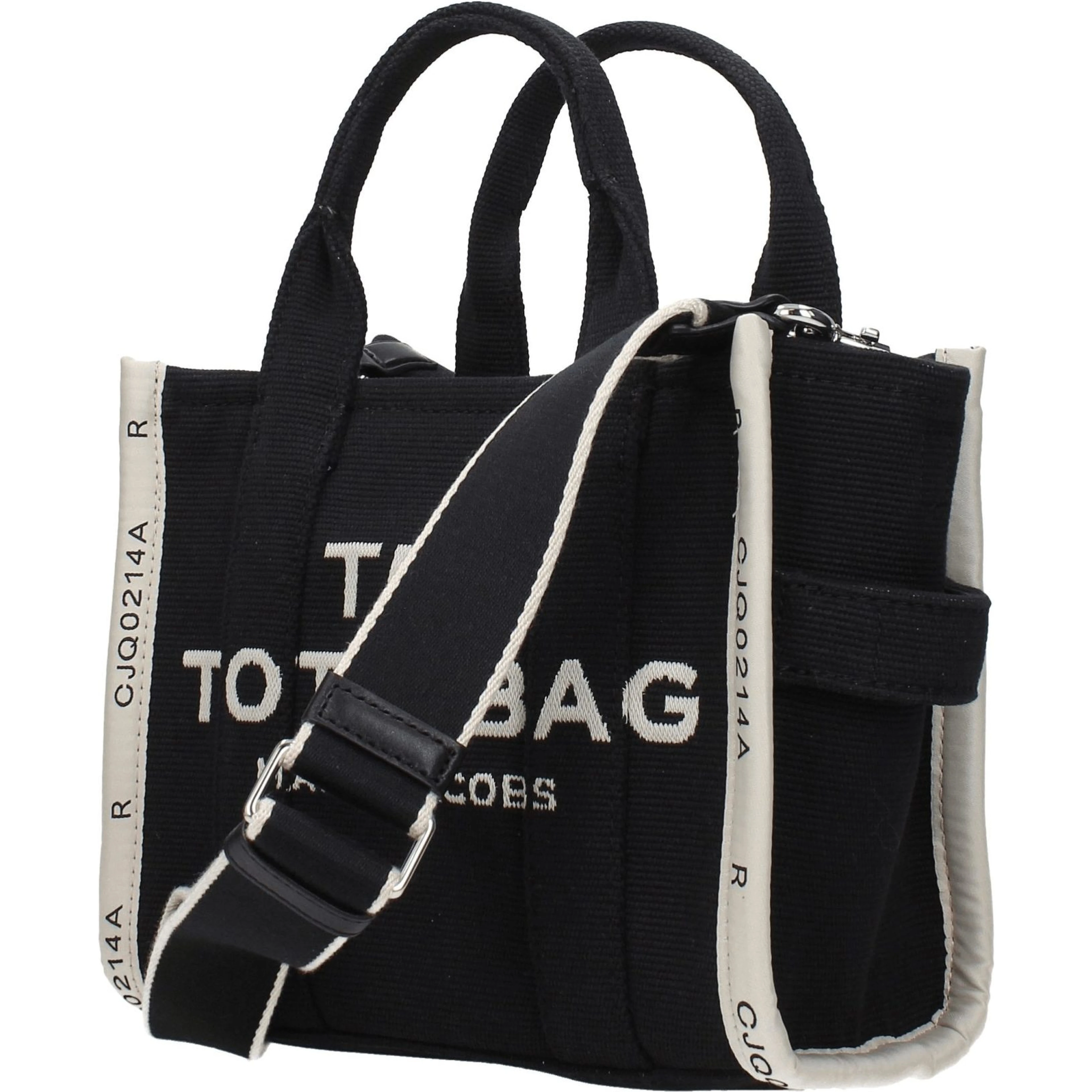 Black Fabric Handbag