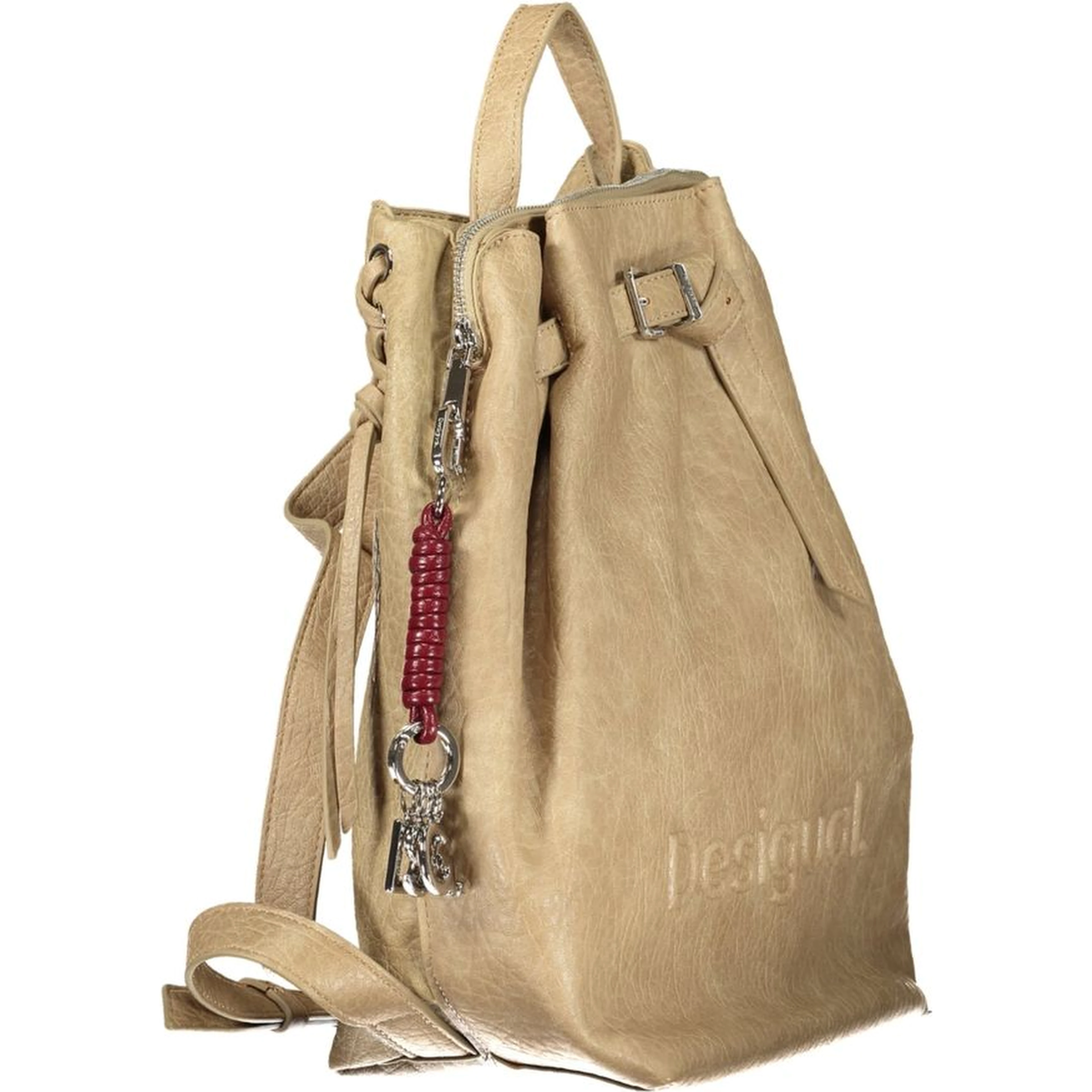 Beige Poliuretano Women's Backpack