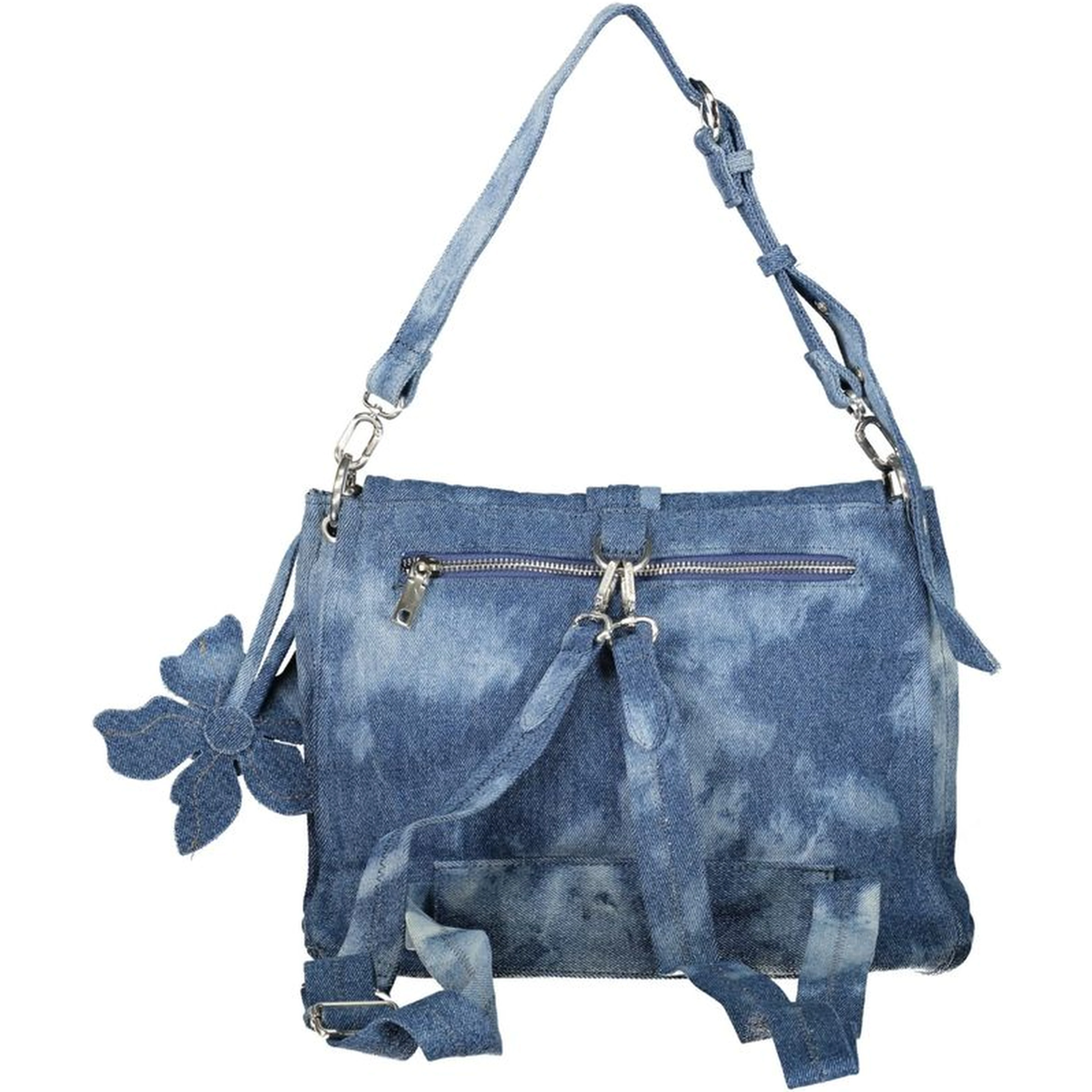 Blue Cotton Women's Bag