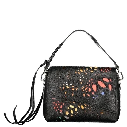 Black Polyurethane Women's Bag