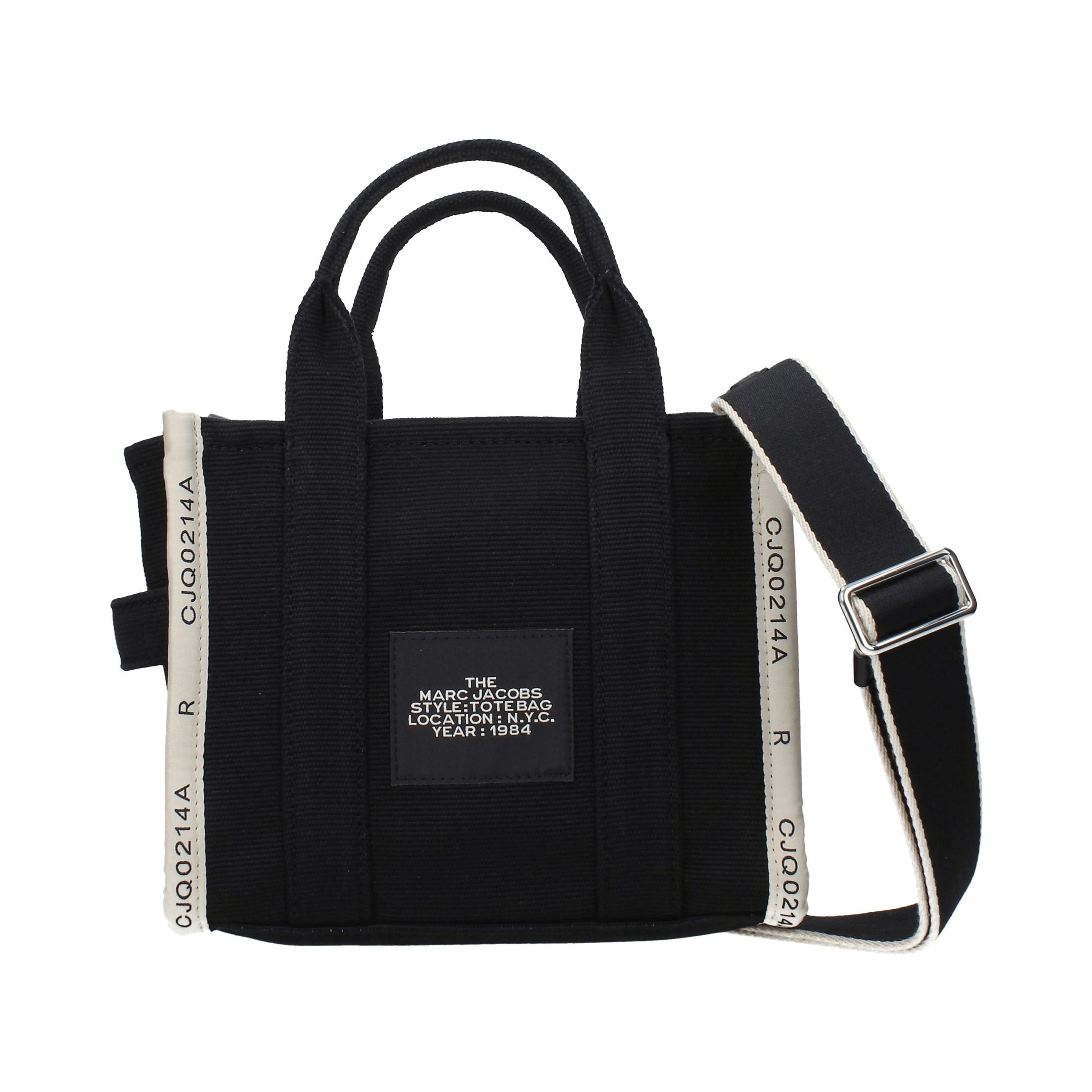 Black Fabric Handbag