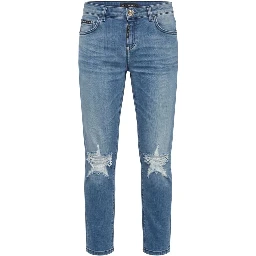 Blue Cotton Women Jean