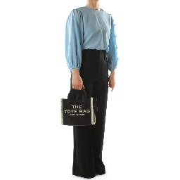 Black Fabric Handbag