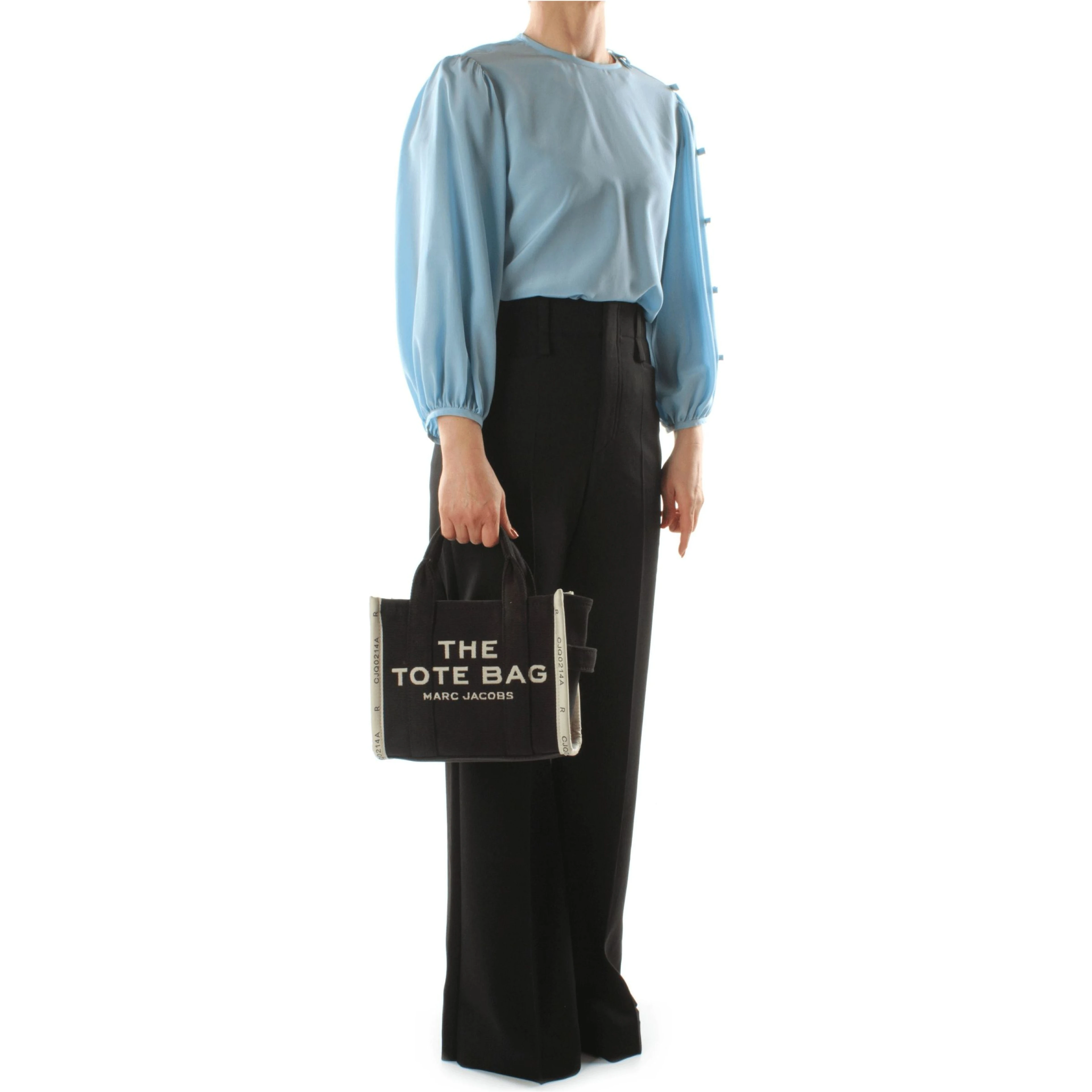 Black Fabric Handbag