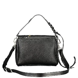 Black Polyurethane Women's Bag