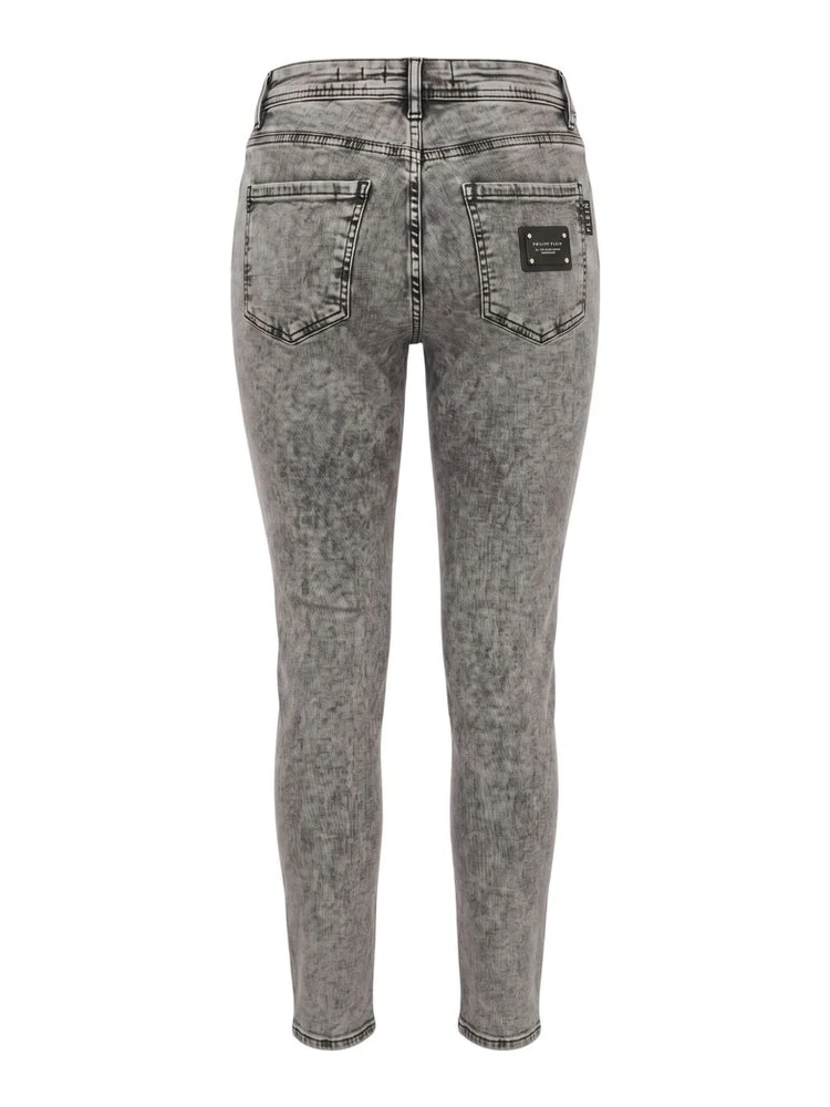 Grey Cotton Women Jeans alternative
