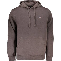 Brown Cotton Men's Sweatshirt
