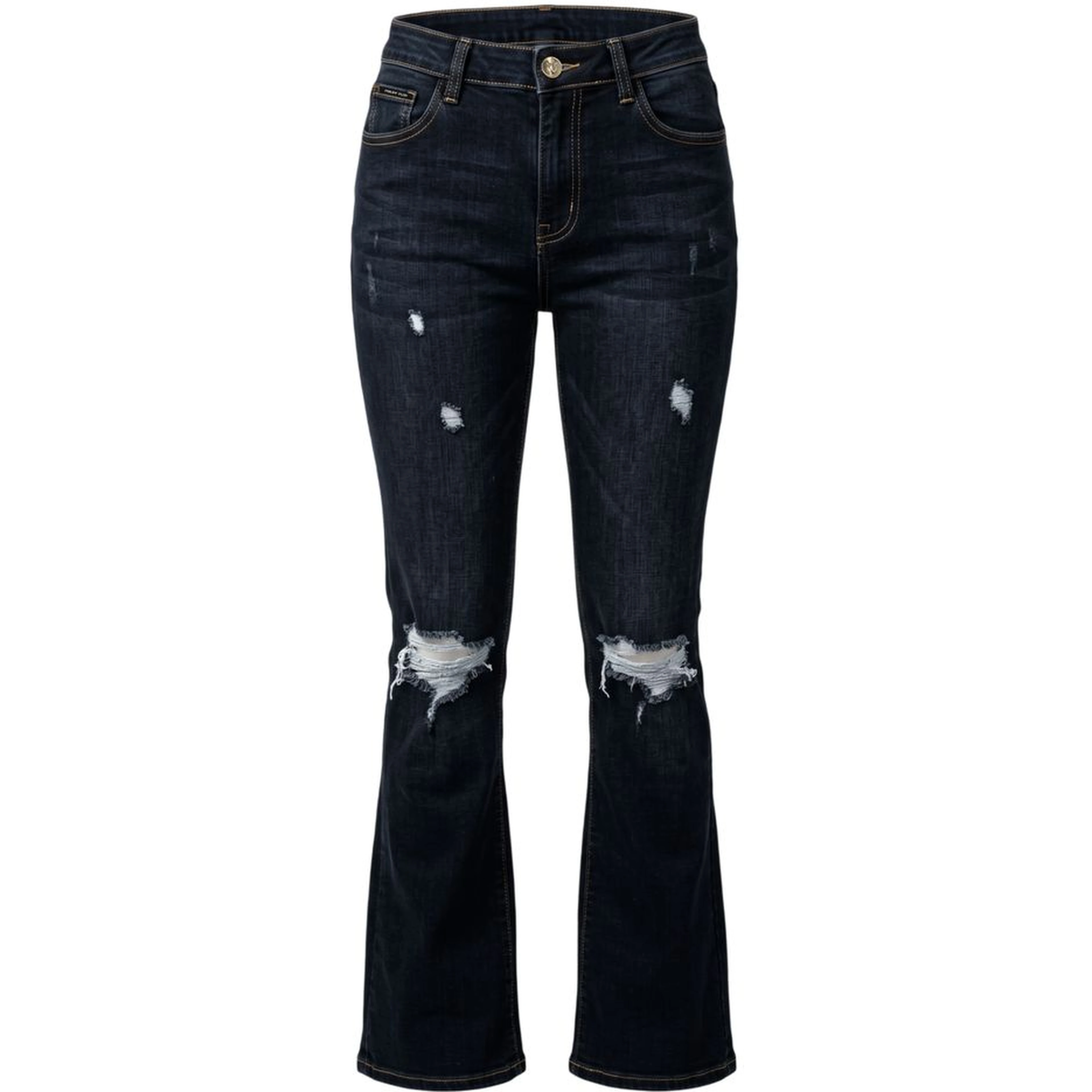 Blue Cotton Women Jeans