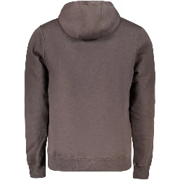 Brown Cotton Men's Sweatshirt