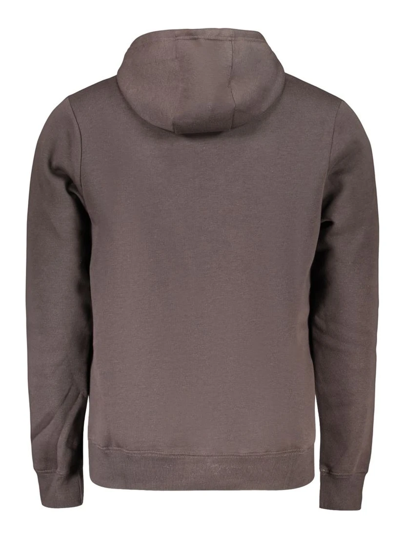 Brown Cotton Men's Sweatshirt