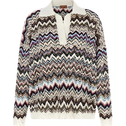 Multicolor Viscose Polo Shirt