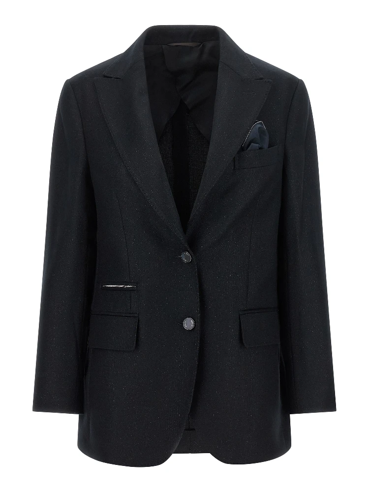 Black Virgin Wool Blazer