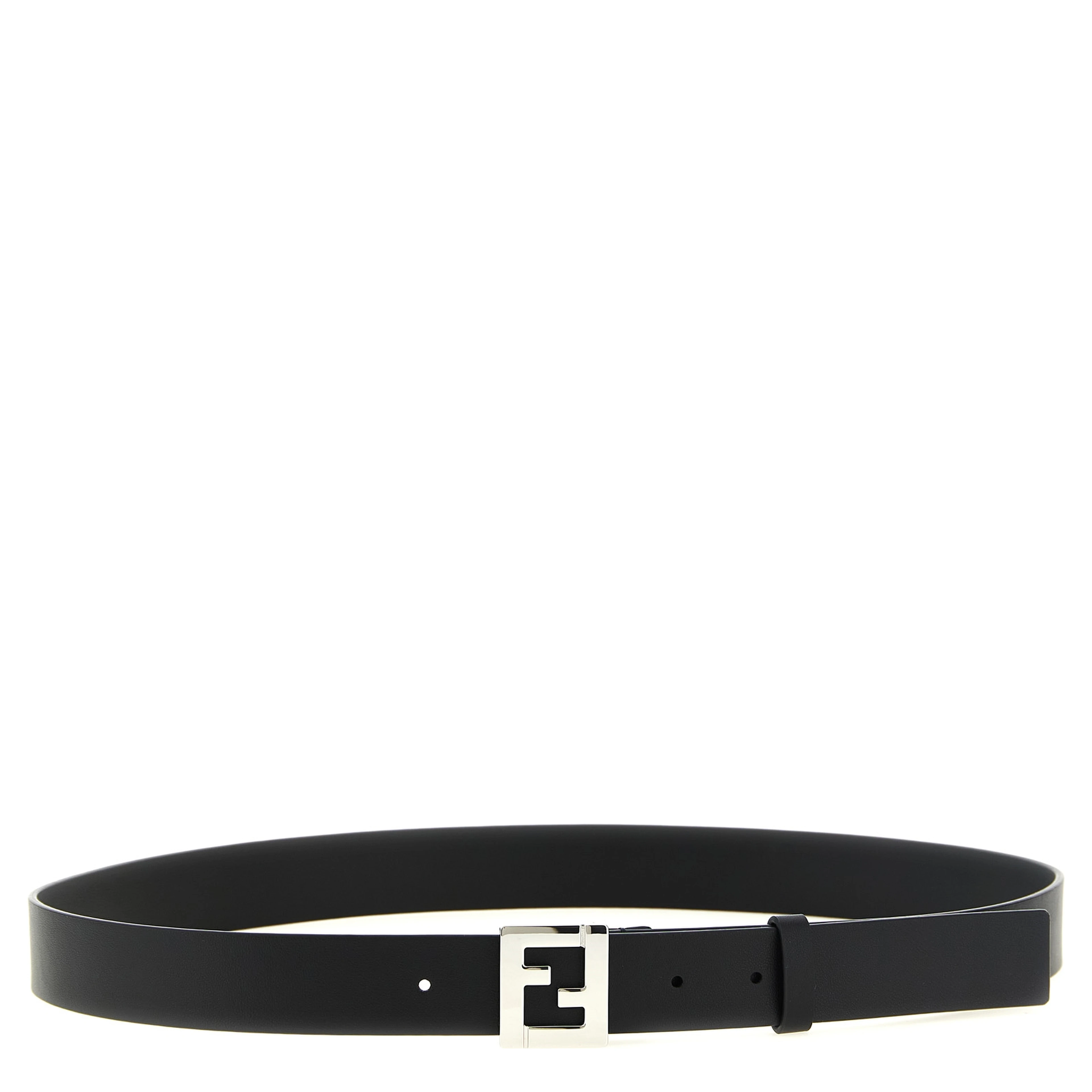 Black Calfskin Regular Belt