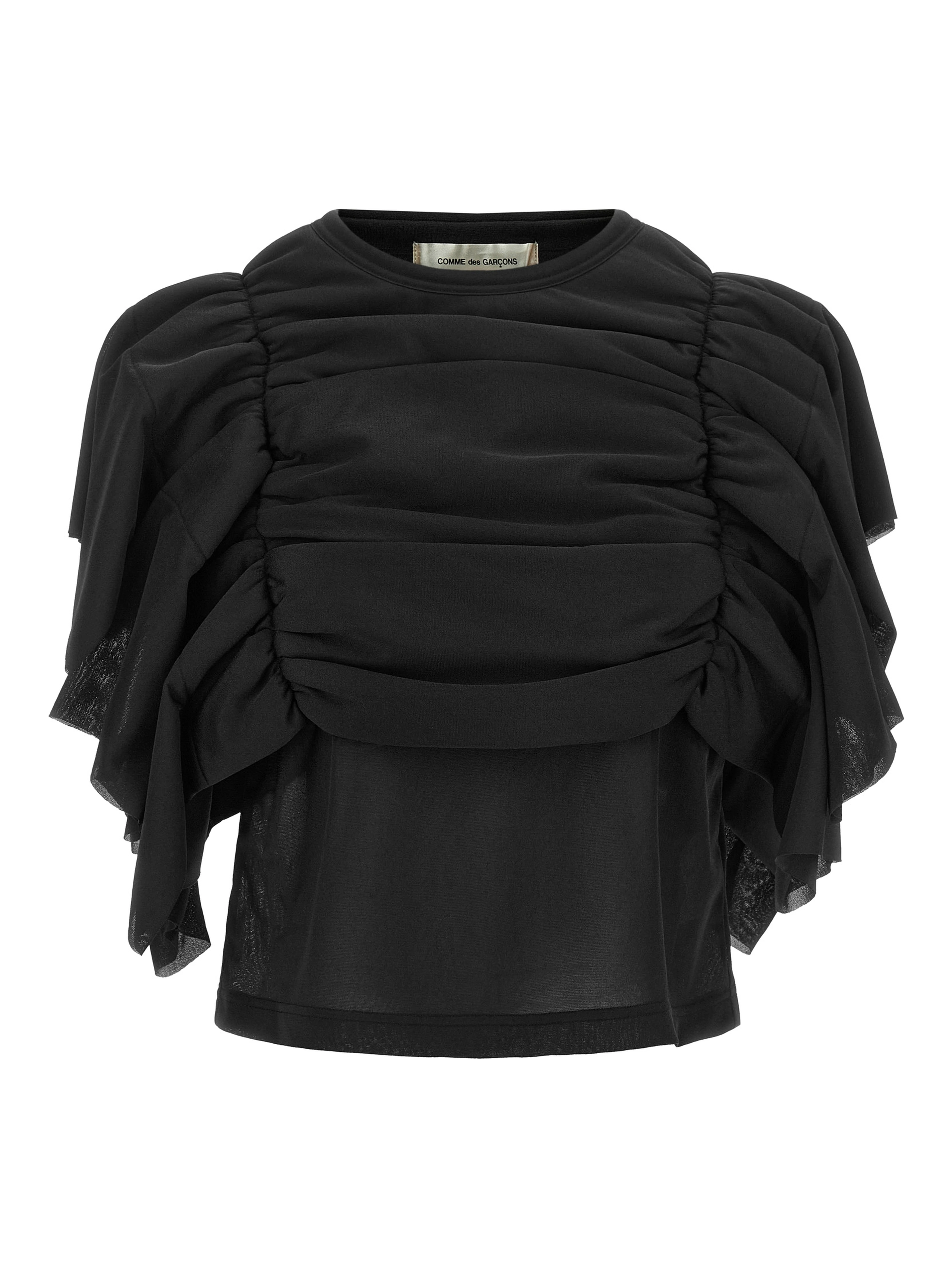 Black Polyester Pattern Shirt