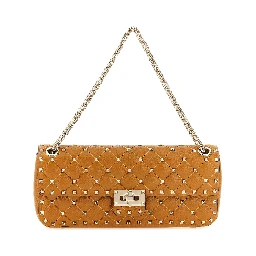 Orange Goatskin Shoulder Bag