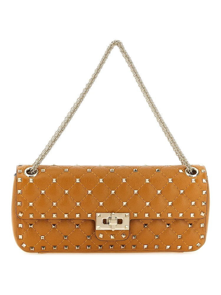 Orange Goatskin Shoulder Bag