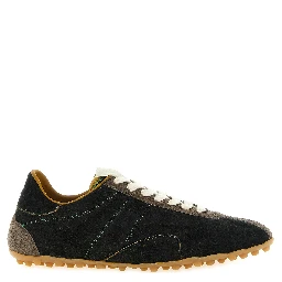 Multicolor Calfskin Athletic Sneakers
