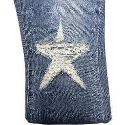 Blue Cotton Women Jean