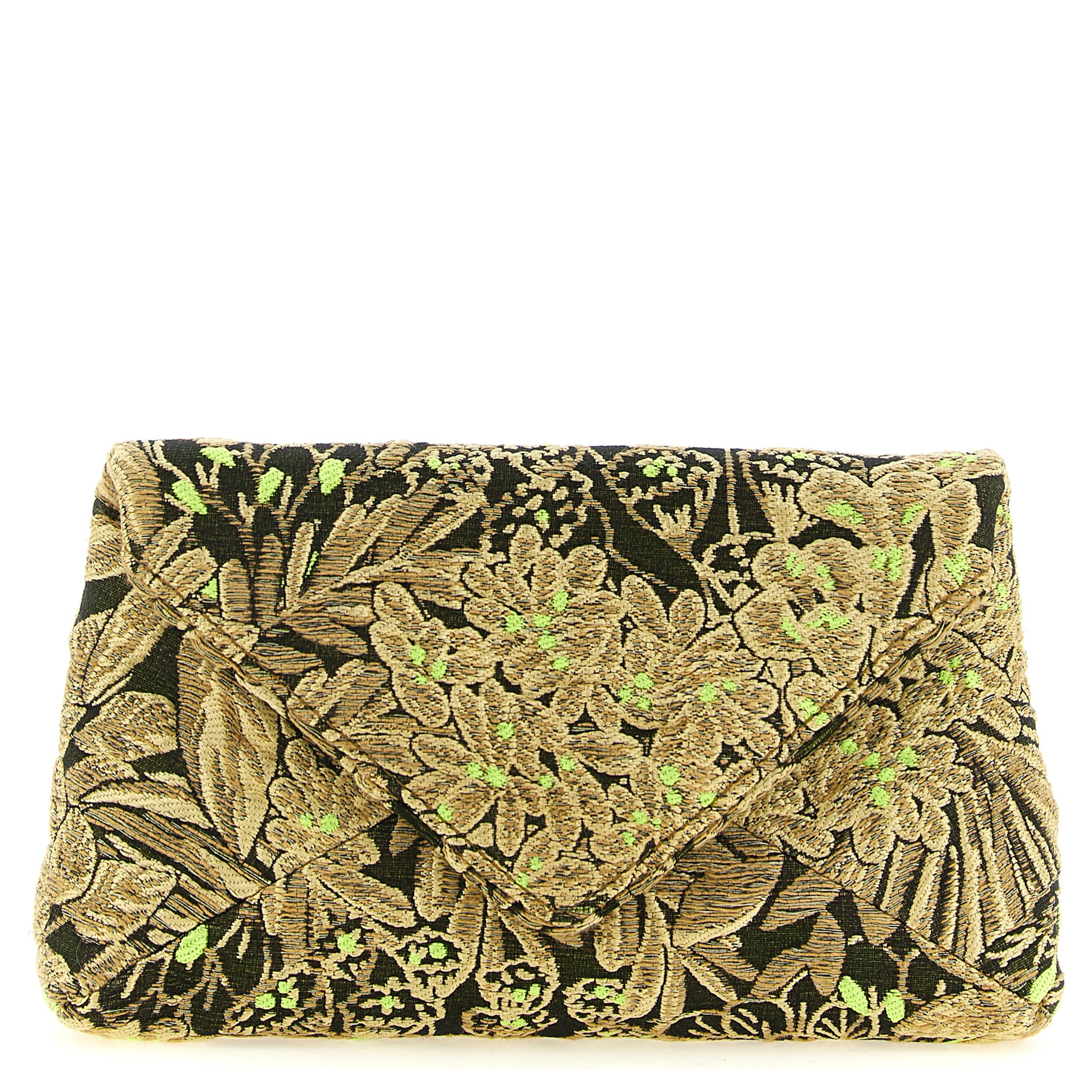 Multicolor Polyester Clutch Bag