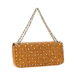 Orange Goatskin Shoulder Bag