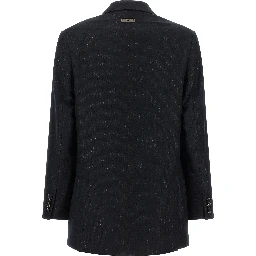 Black Virgin Wool Blazer