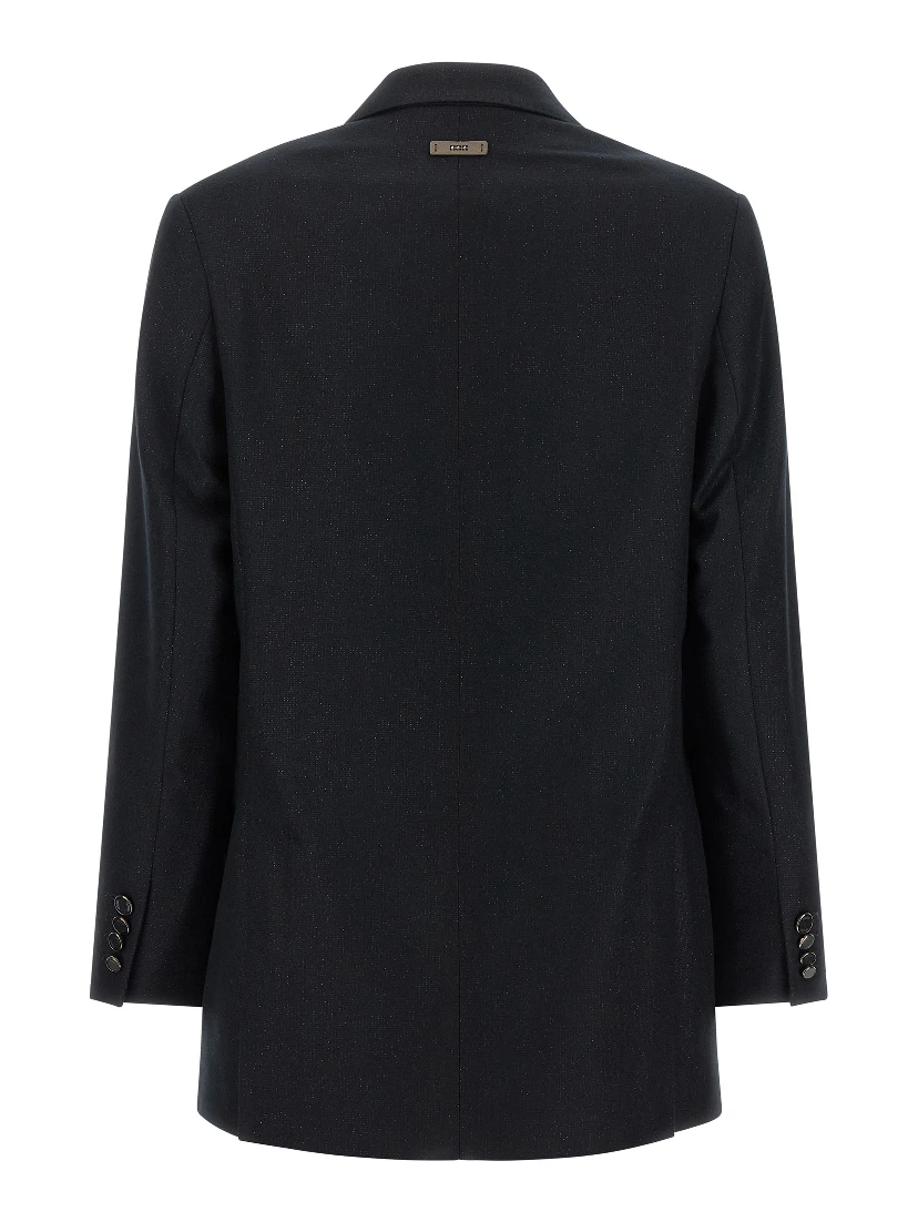 Black Virgin Wool Blazer