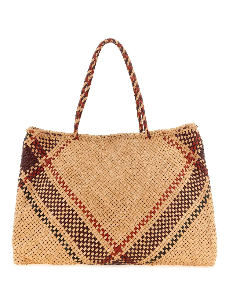 Multicolor Calfskin Tote Bag
