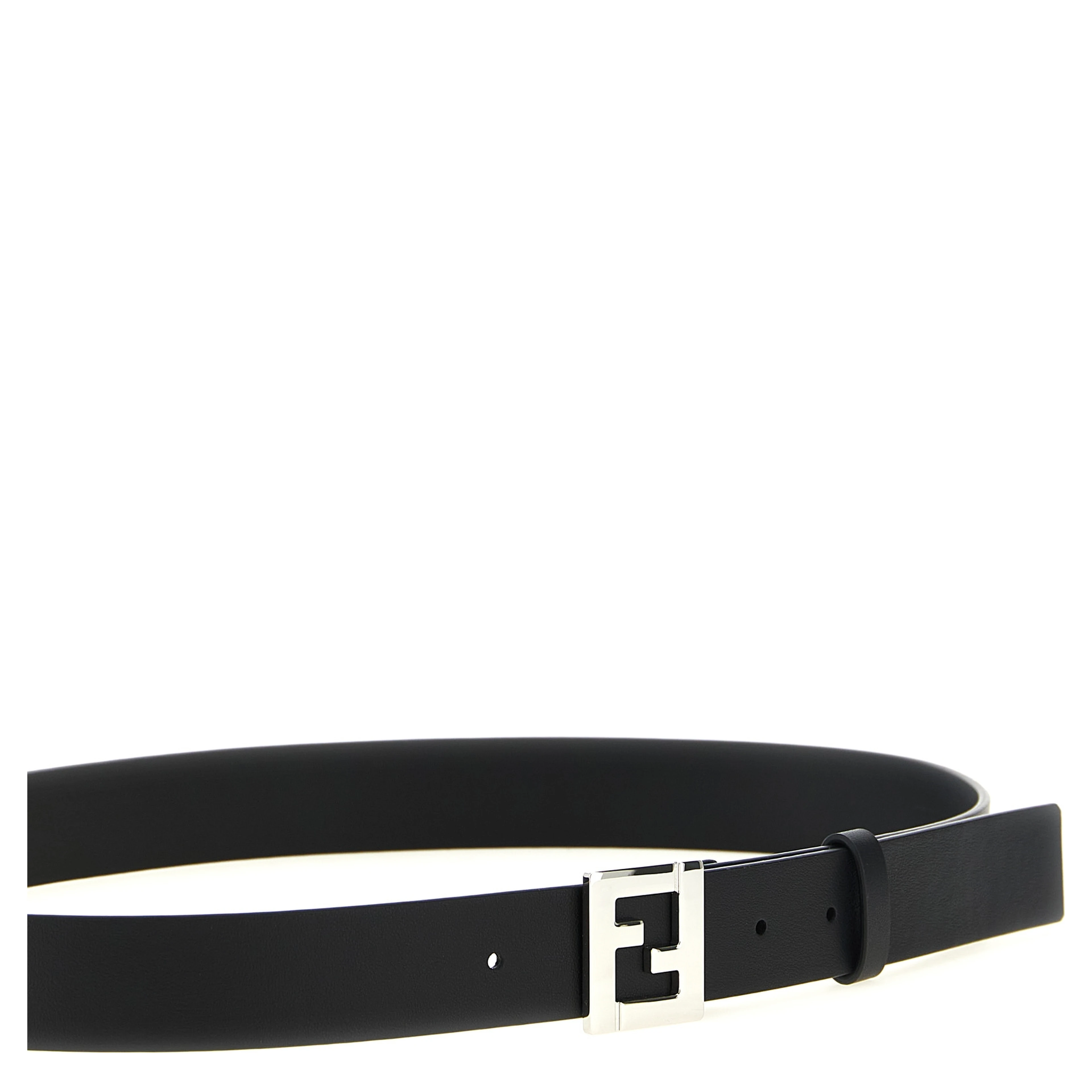 Black Calfskin Regular Belt