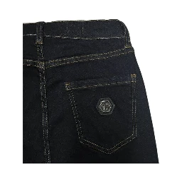 Blue Cotton Women Jeans