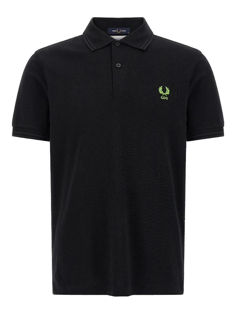 Bicolor Cotton Polo Shirt