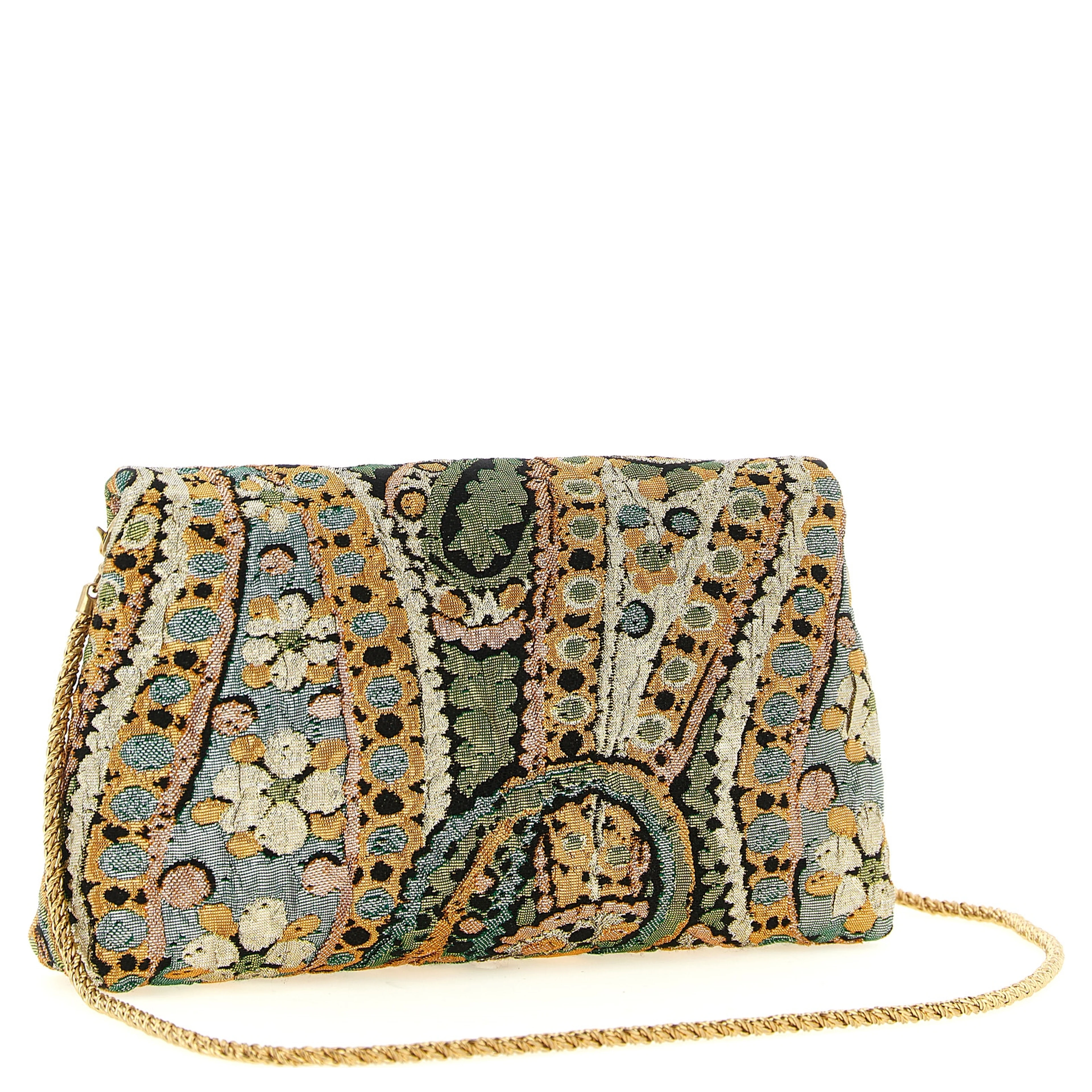 Multicolor Acetate Clutch Bag