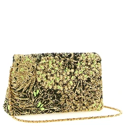Multicolor Polyester Clutch Bag