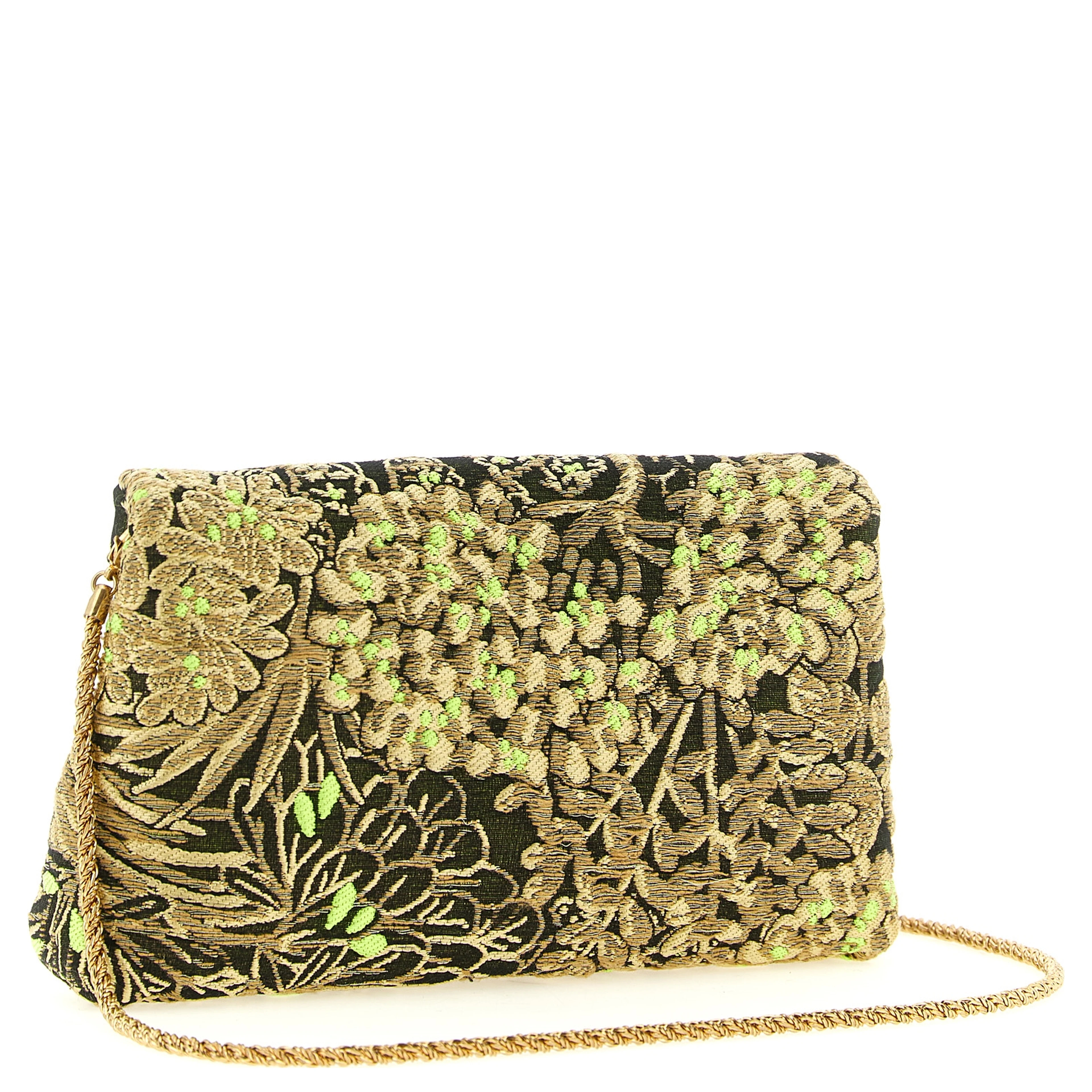 Multicolor Polyester Clutch Bag
