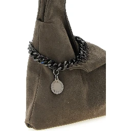 Gray Polyamide Handbag