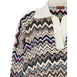 Multicolor Viscose Polo Shirt