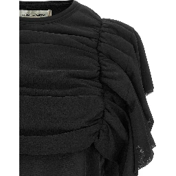 Black Polyester Pattern Shirt